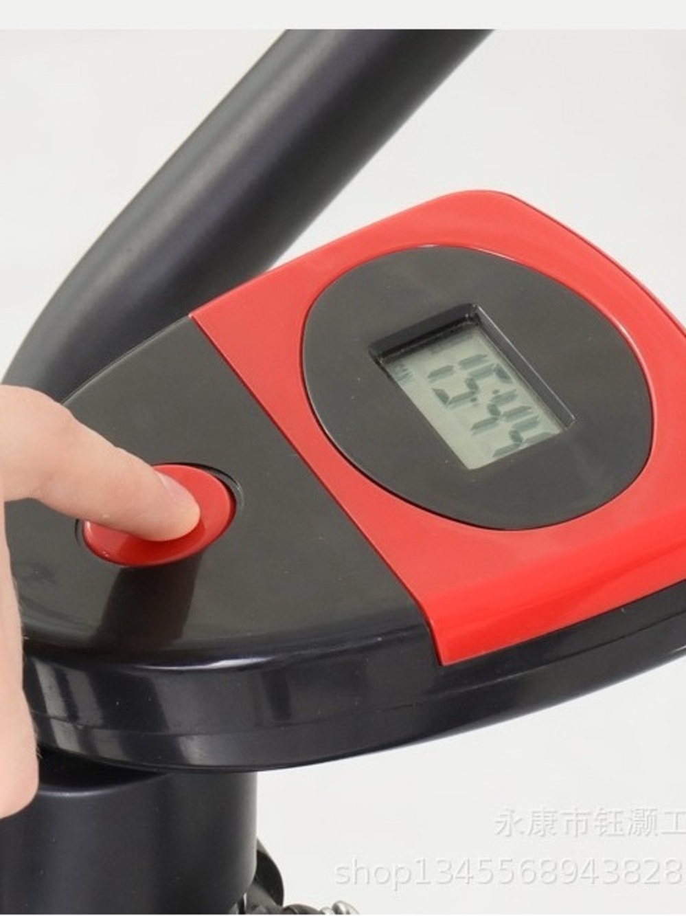 Compact Black and Red Digital Handle Console - Home Other